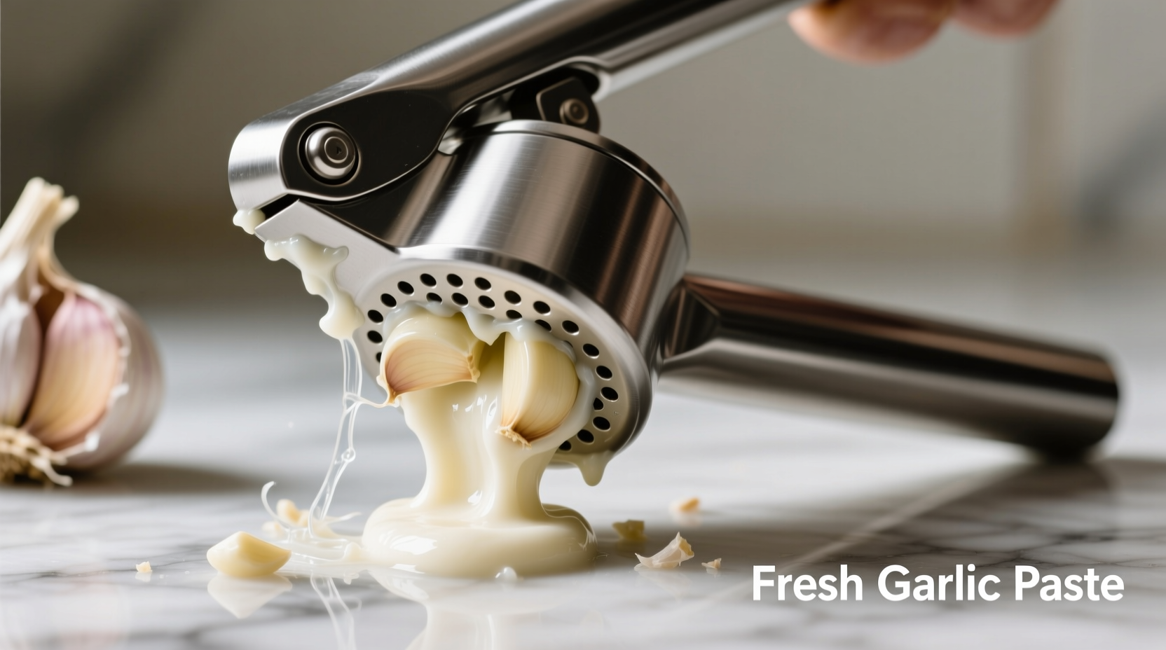 AIDOWU Schiaccia Aglio Multifunzionale Da Cucina,4-in-1