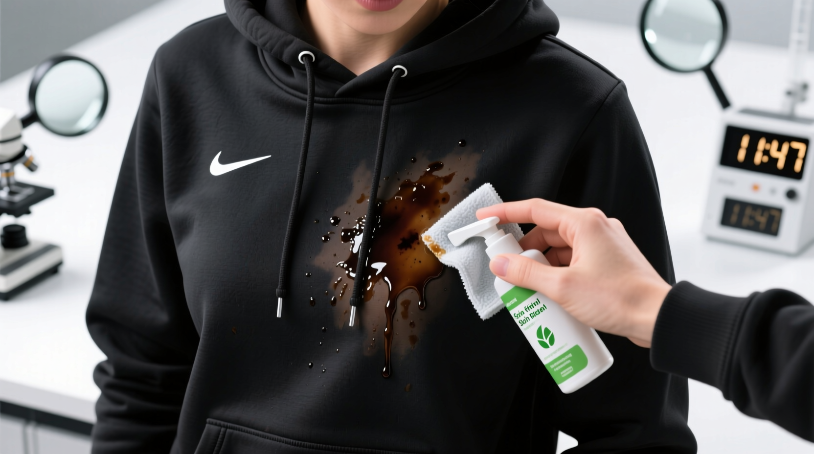 energy drink stain removal for hoodies