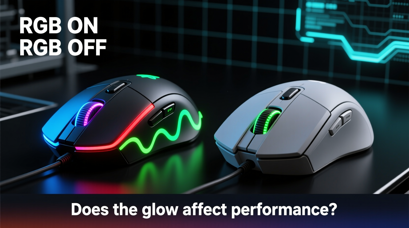 gaming mouse with rgb vs no lights does the glow affect performance