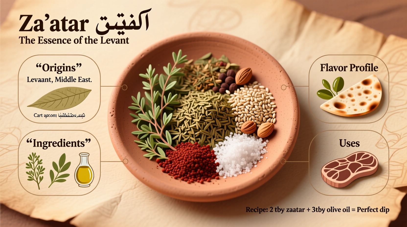 what is zaatar spice blend and how is it used