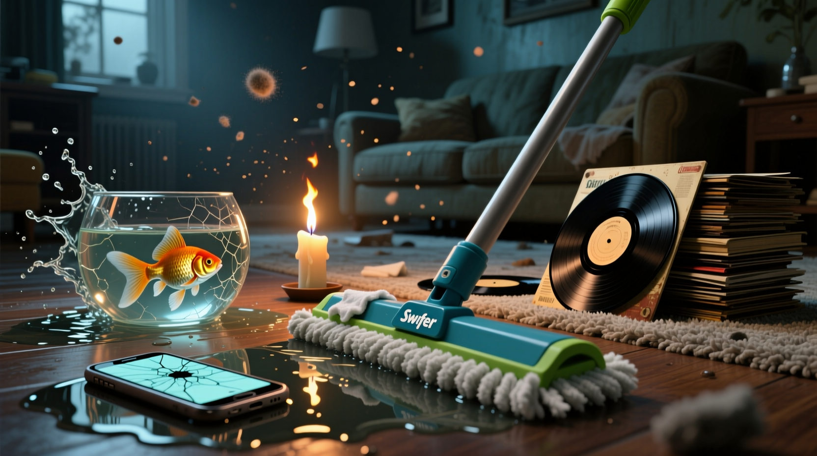 things you should never clean with a swiffer