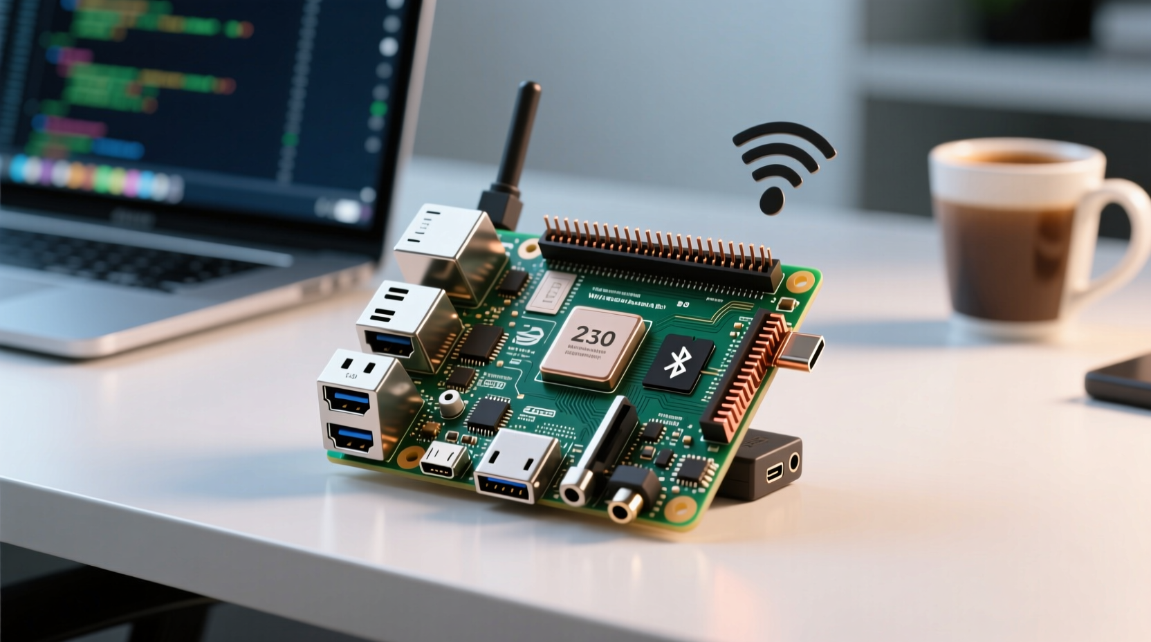 the raspberry pi b adds more ports and features consu