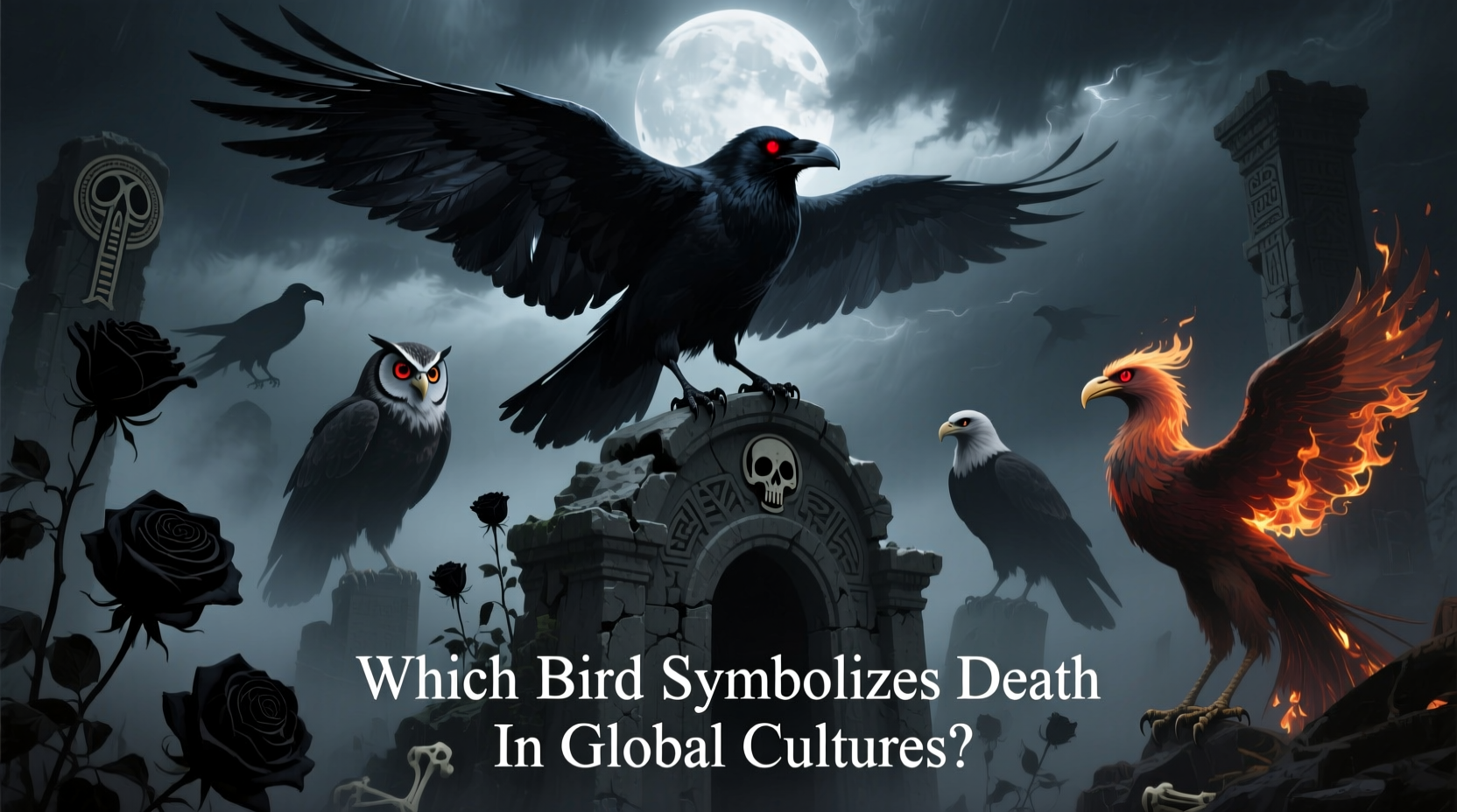 what bird symbolizes death