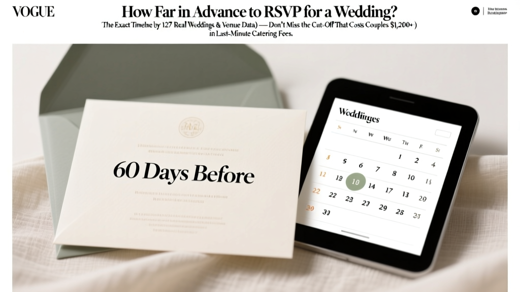 Wedding RSVP Deadline: Avoid $1,200+ Last-Minute Fees