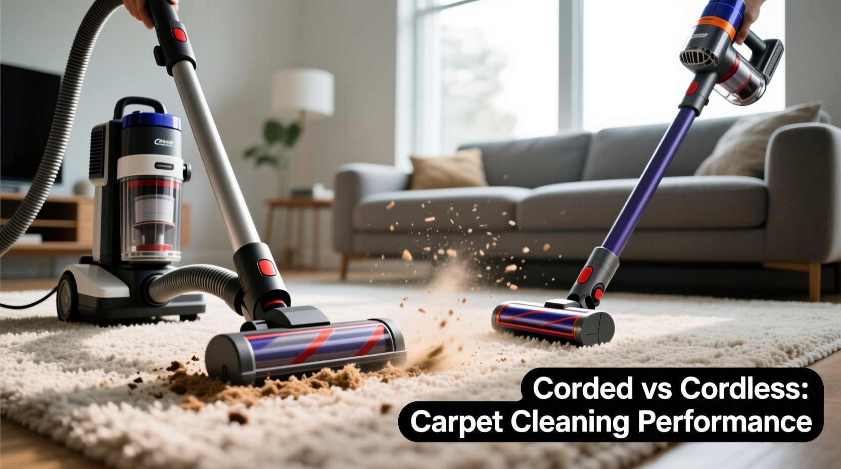corded vacuum vs cordless stick which cleans carpets more effectively