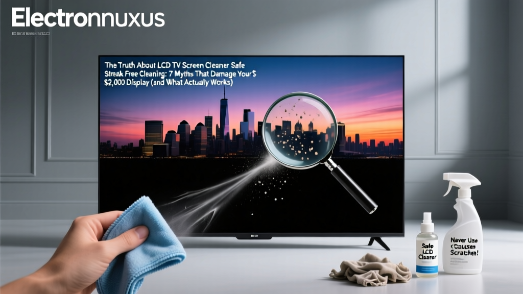 The Truth About LCD TV Screen Cleaner Safe Streak Free Cleaning: 7 Myths That Damage Your $2,000 Display (and What Actually Works)