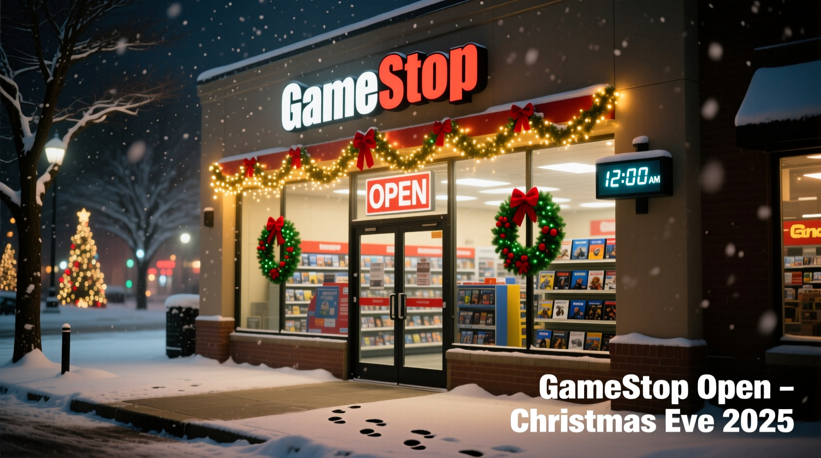 is gamestop open on christmas eve