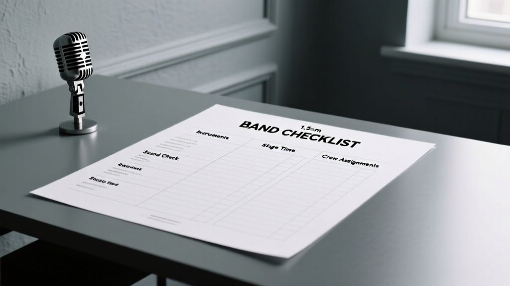 Band Checklist: Essential Gear