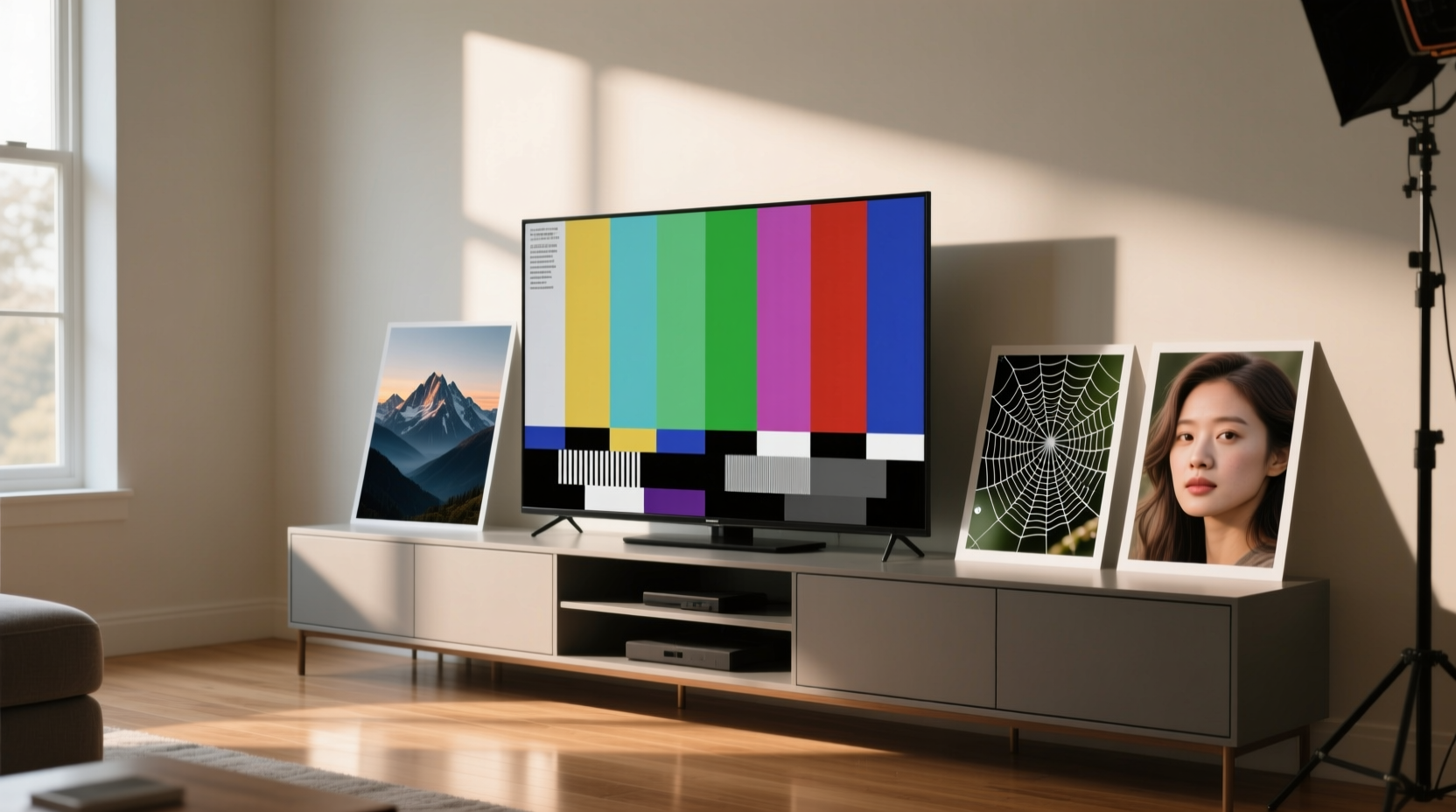 bring reference photos to evaluate hdtv picture quality