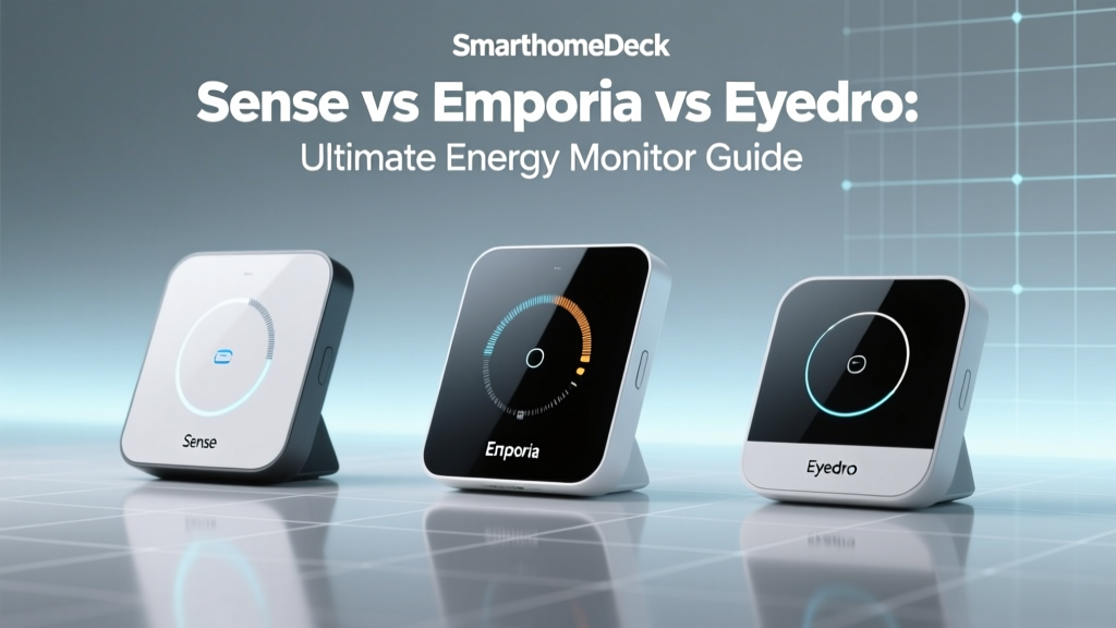 Sense vs Emporia vs Eyedro: Ultimate Energy Monitor Guide