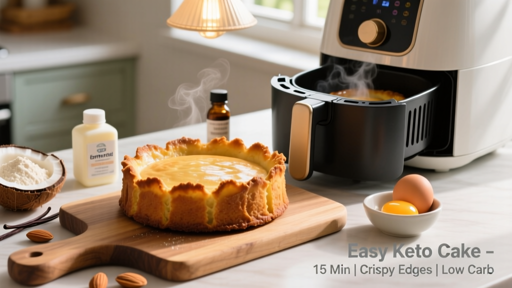 Keto Cake in Air Fryer: Easy, Crispy-Edged & Low-Carb