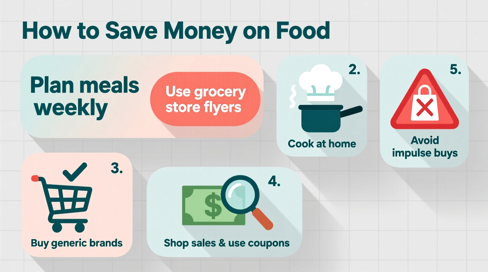 how to save money on food