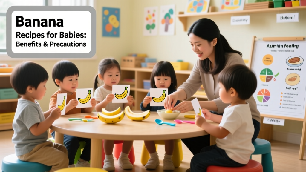Banana Recipes for Babies: Evidence-Based Benefits, Age-Specific Precautions, and Nutritionist-Approved Preparation Guidelines
