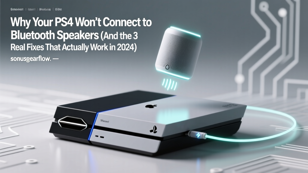 PS4 Bluetooth Speakers: Real Fixes (2026)