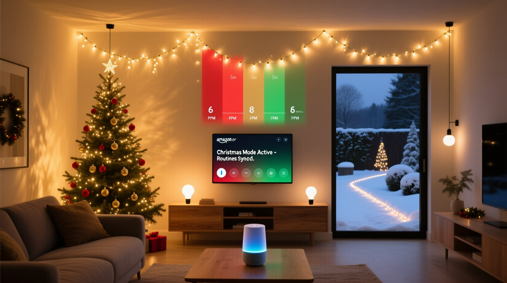 how to integrate smart home routines with christmas lighting schedules