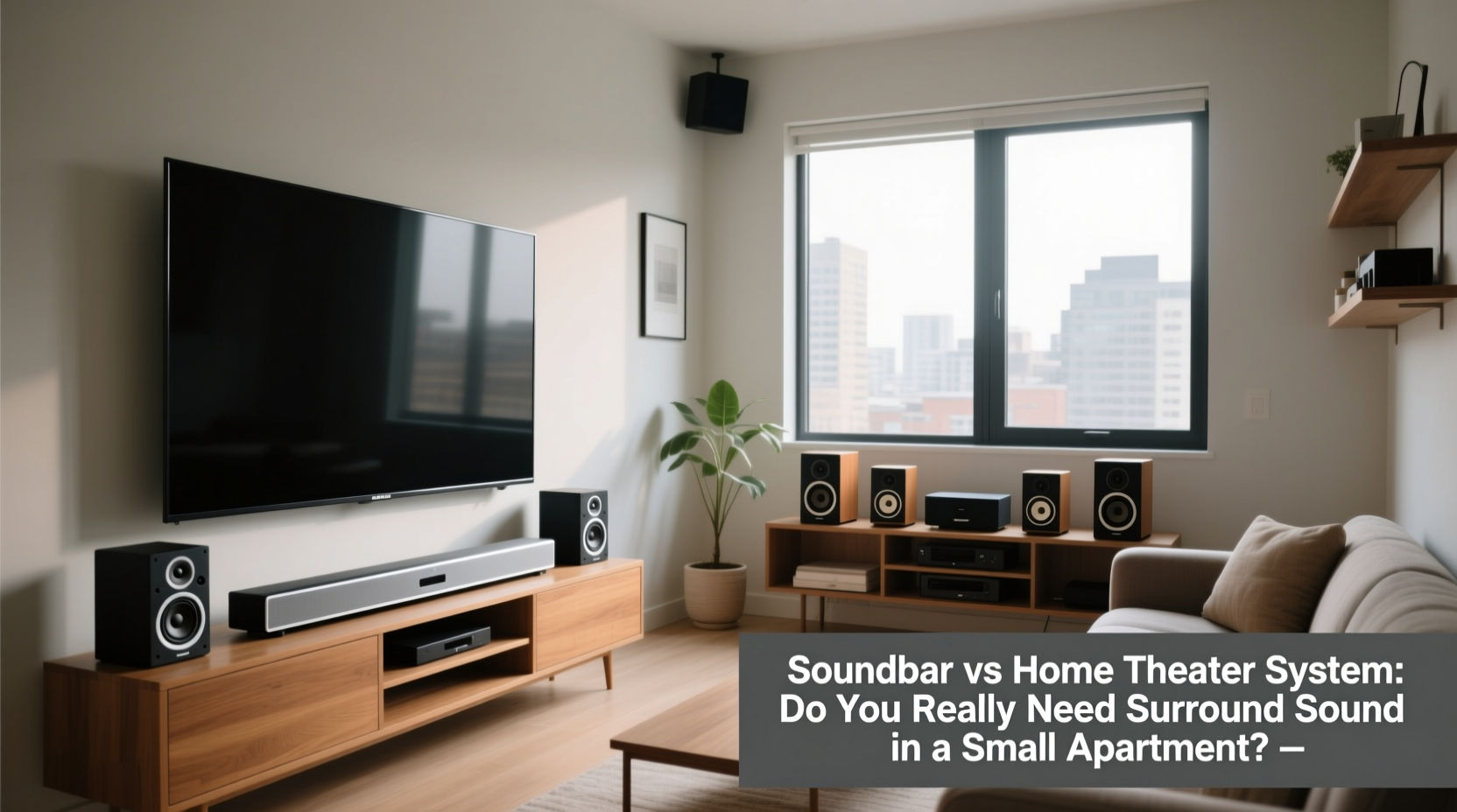 soundbar vs home theater system do you really need surround sound in a small apartment