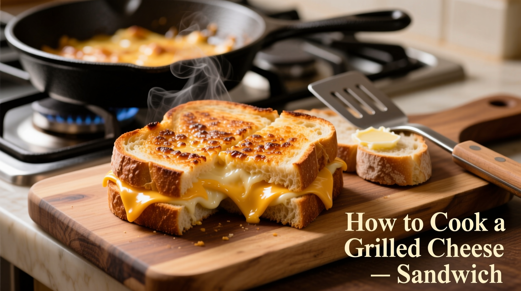 how do you cook a grilled cheese sandwich