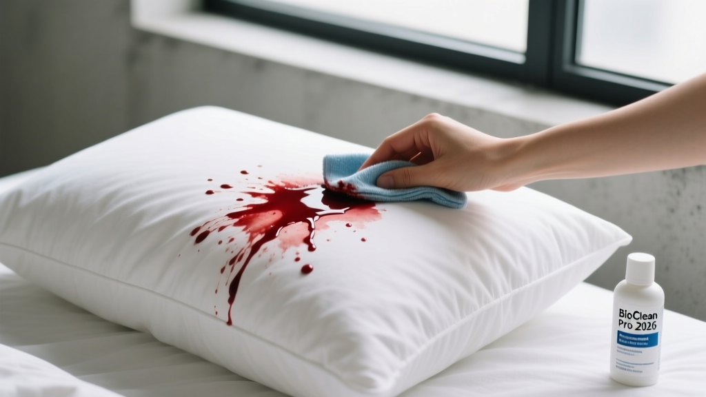 Tested: How to Get Blood Out of Pillows Fast in 2026