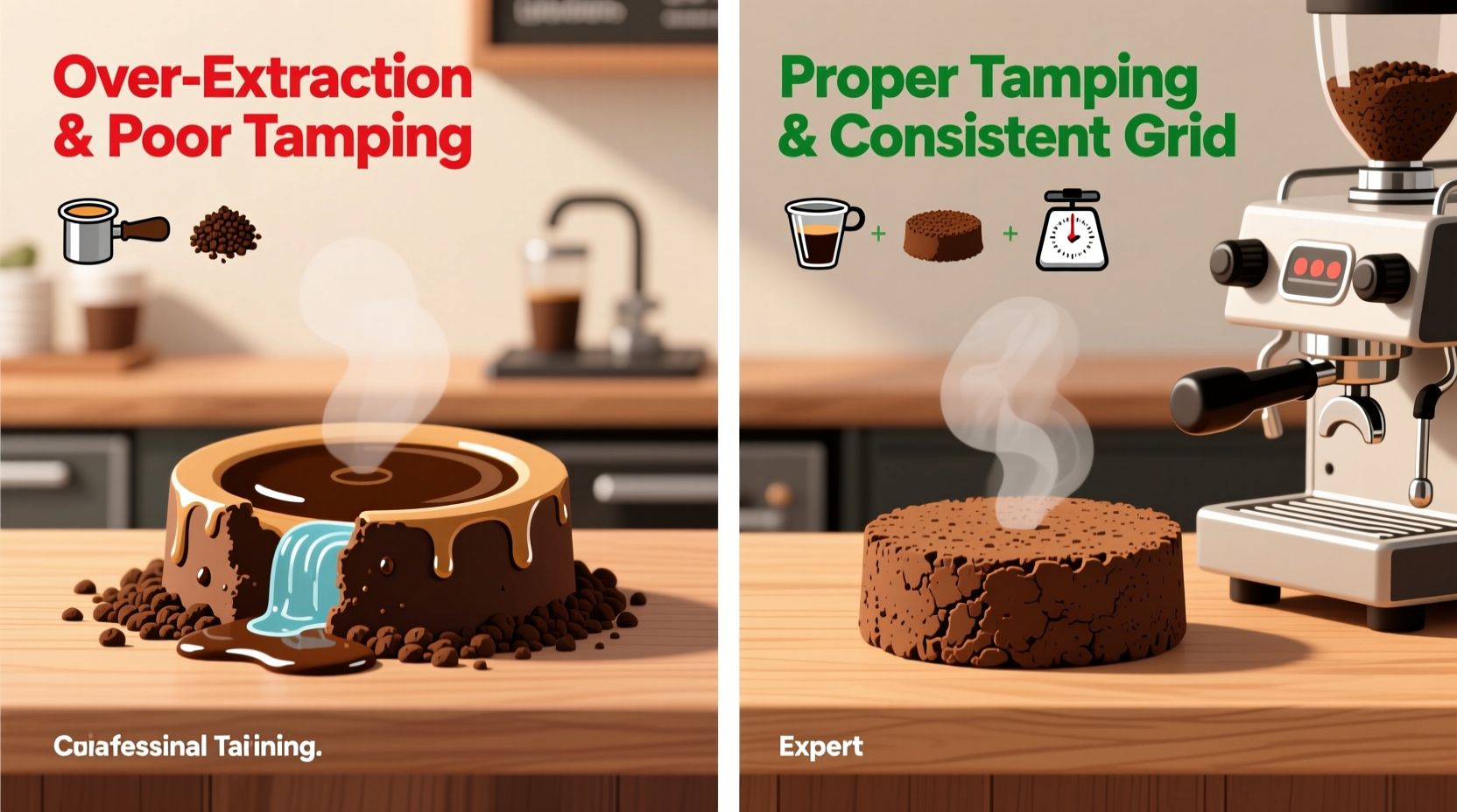 why is my espresso puck soupy common mistakes and barista tips