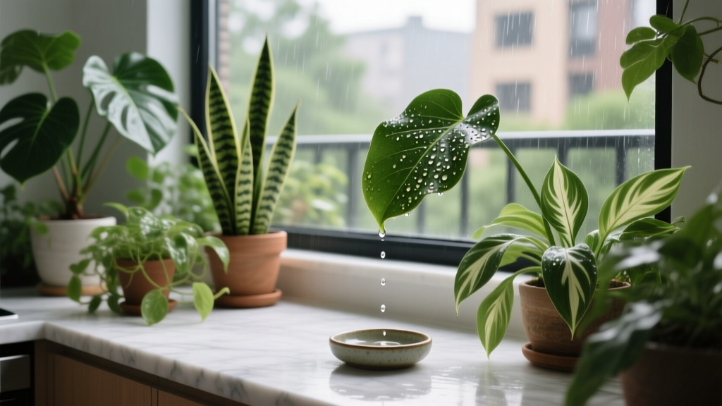 Should You Put Indoor Plants Out in the Rain?