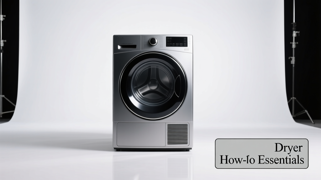 Dryer How-To Essentials: Installation, Maintenance, Troubleshooting, and Efficiency Tips for Homeowners