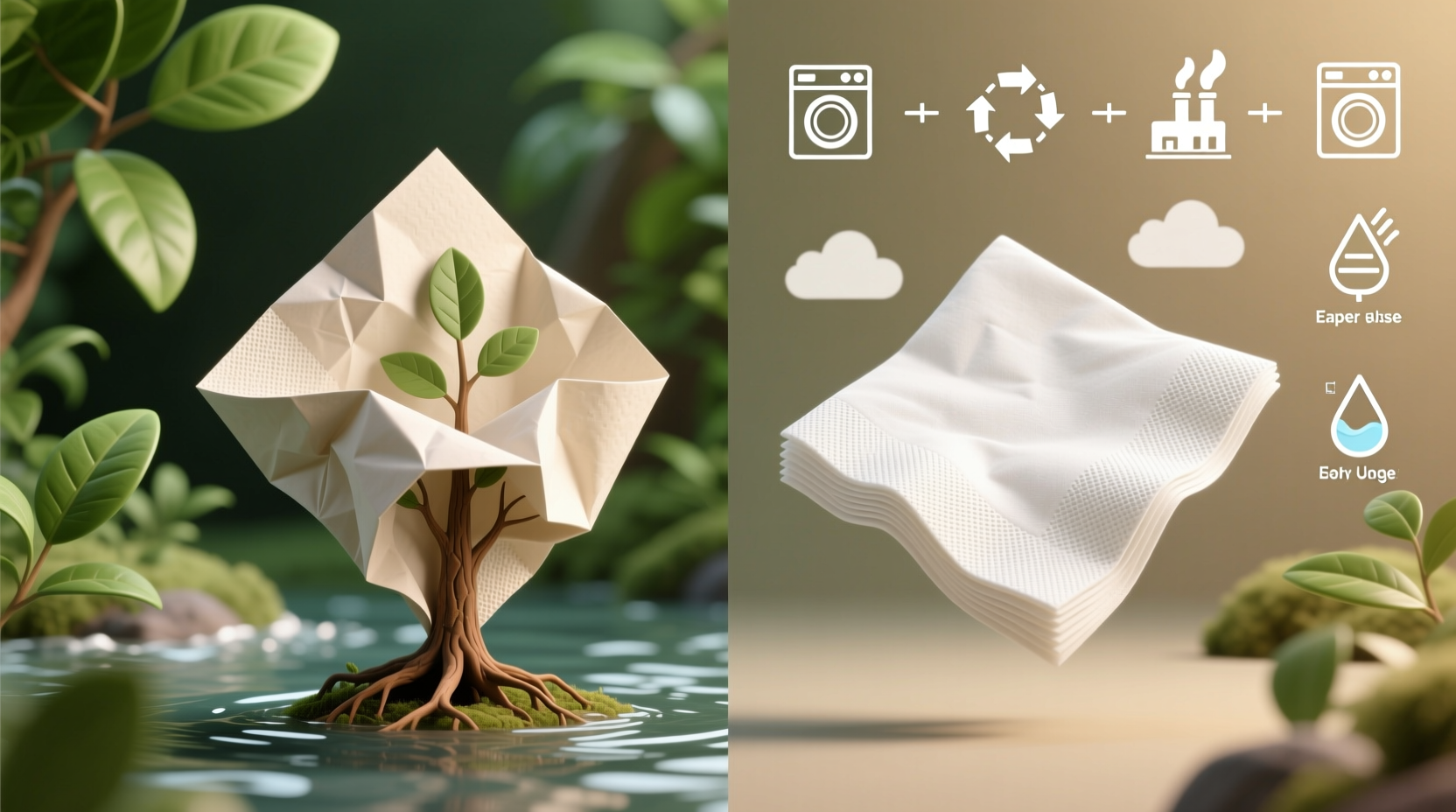 are paper napkins more environmentally friendly