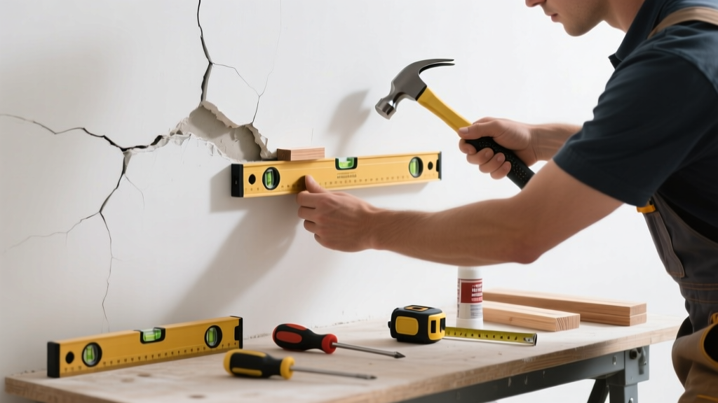 Fixing a Wall That’s Leaning or Not Holding Properly