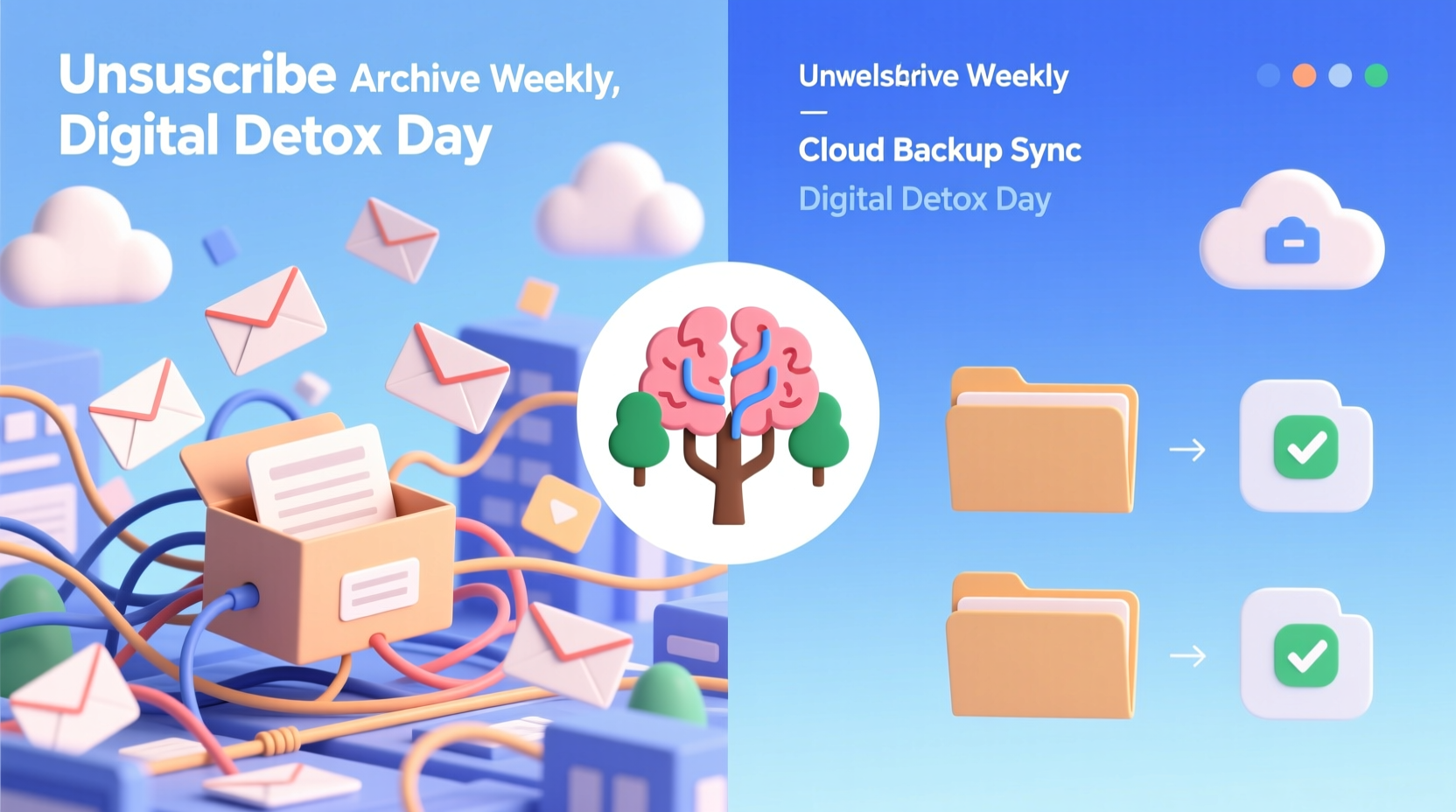 how to declutter your digital life from overflowing inbox to cloud storage