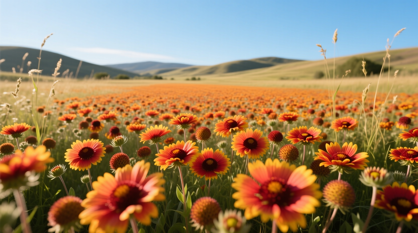 blanket flower height and width
