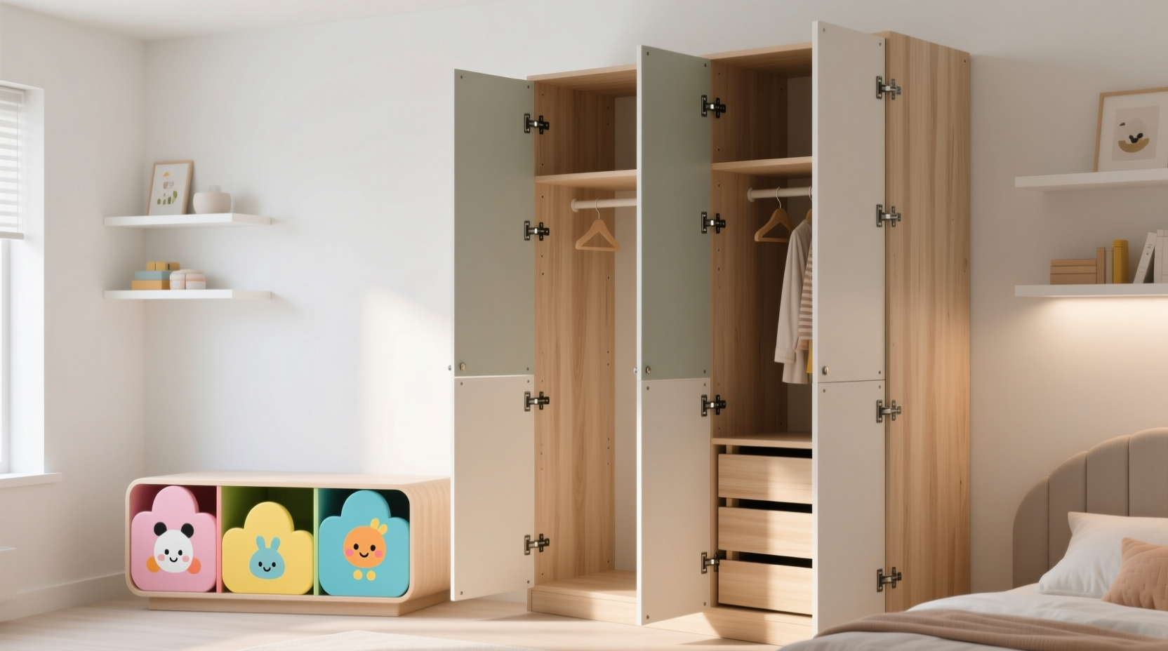 closet dividers for kids vs adults