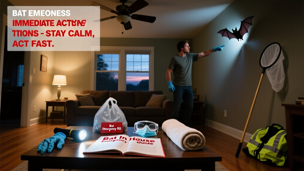 Bat In House: Emergency Guide — Immediate Actions