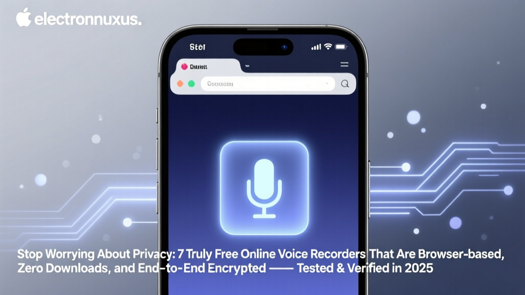 Stop Worrying About Privacy: 7 Truly Free Online Voice Recorders That Are Browser-Based, Zero Downloads, and End-to-End Encrypted — Tested & Verified in 2025