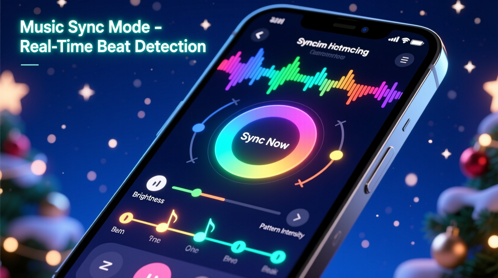 christmas light synchronization apps can you sync to music easily
