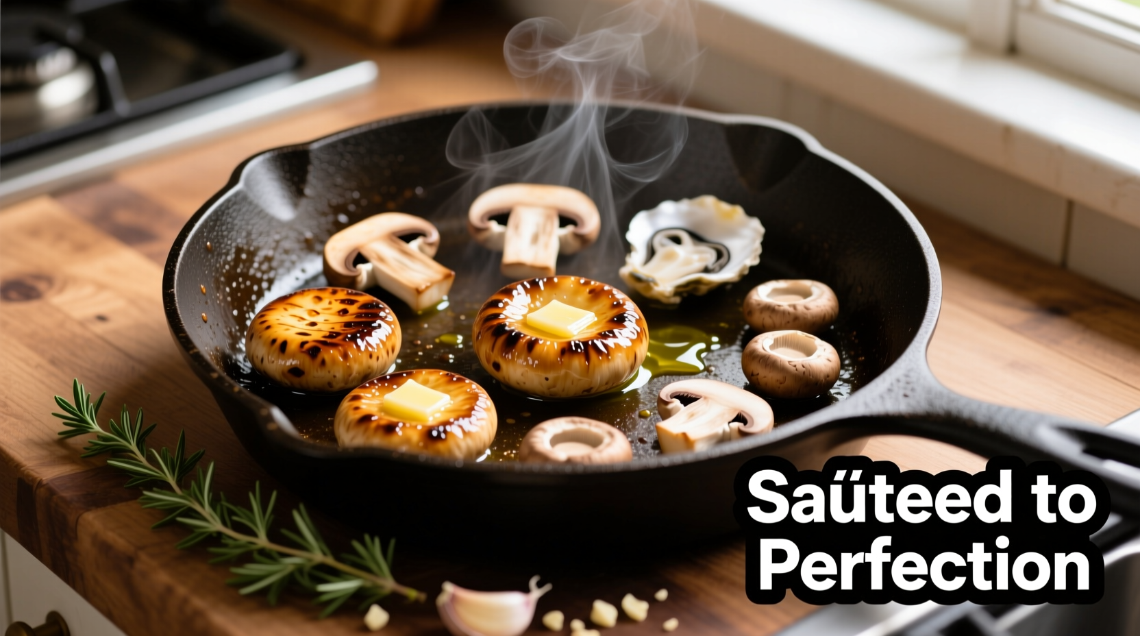 how to cook mushrooms in a pan