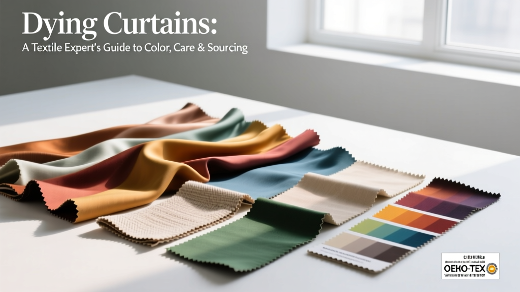 Dying Curtains: A Textile Expert’s Guide to Color, Care & Sourcing