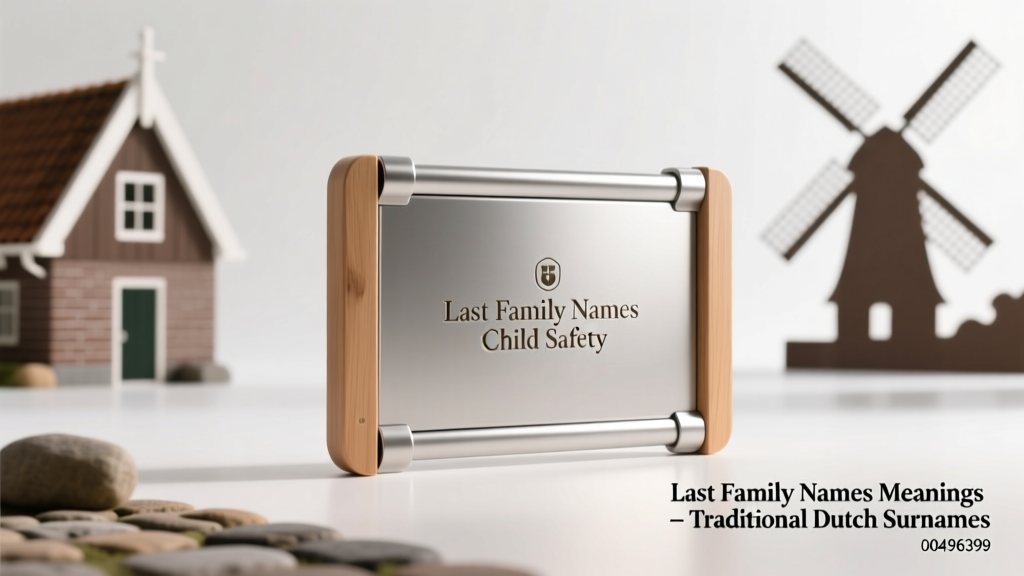 Traditional Dutch Surnames: Origins, Meanings, and Child Safety Implications for Family Identity Documentation