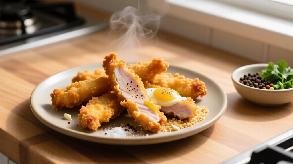 Crispy Battered Chicken Tenders in Air Fryer