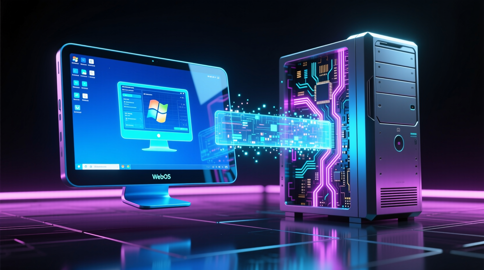 break down the barrier between webos and your computer