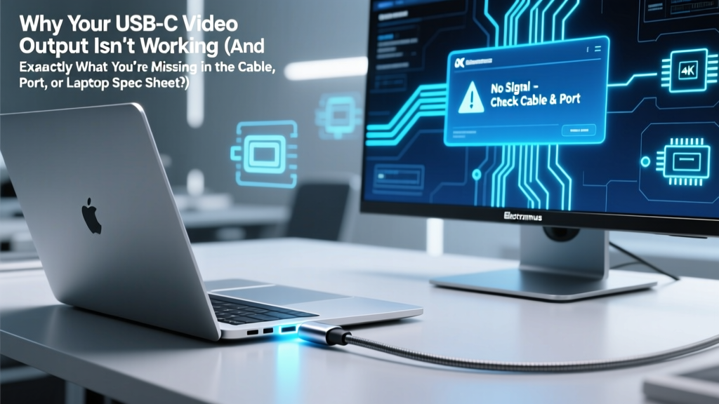 Why Your USB-C Video Output Isn’t Working (And Exactly What You’re Missing in the Cable, Port, or Laptop Spec Sheet)