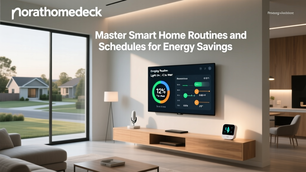 Master Smart Home Routines and Schedules for Energy Savings
