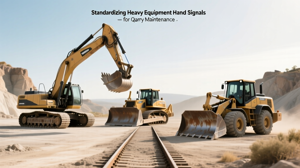 Standardizing Heavy Equipment Hand Signals for Quarry Maintenance