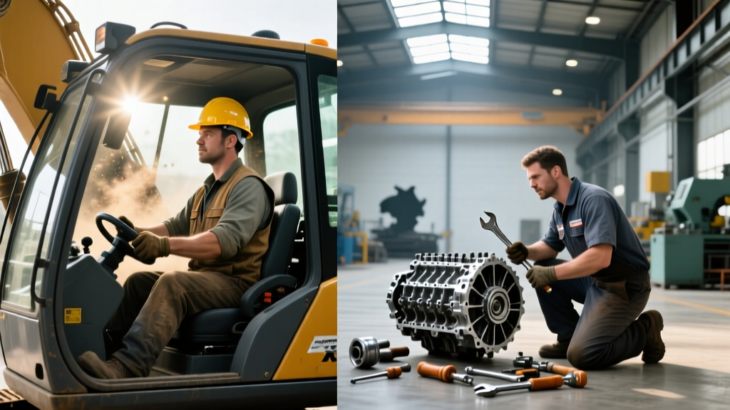 Heavy Construction Equipment Operator vs Mechanic: Career Guide