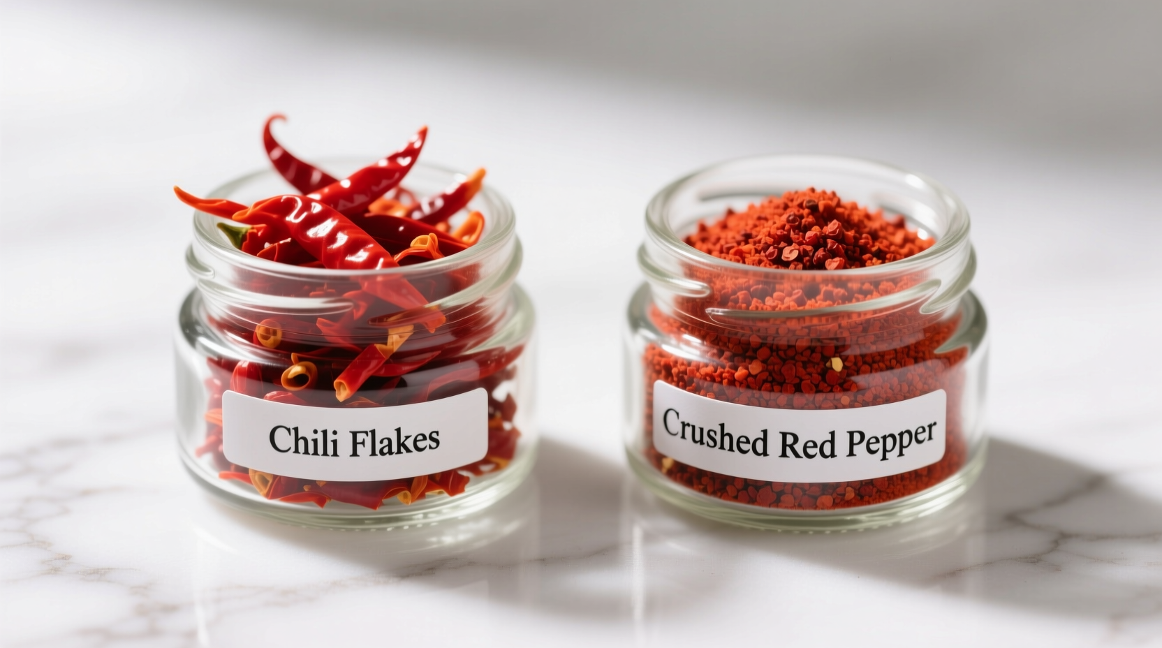 red chili flakes compared to crushed red pepper