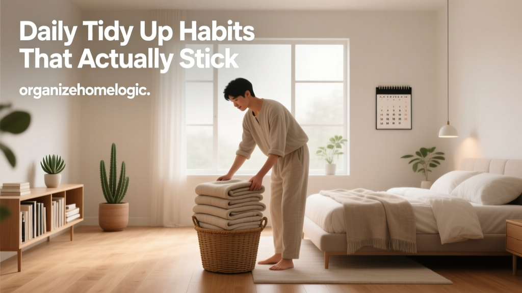 Daily Tidy Up Habits That Actually Stick