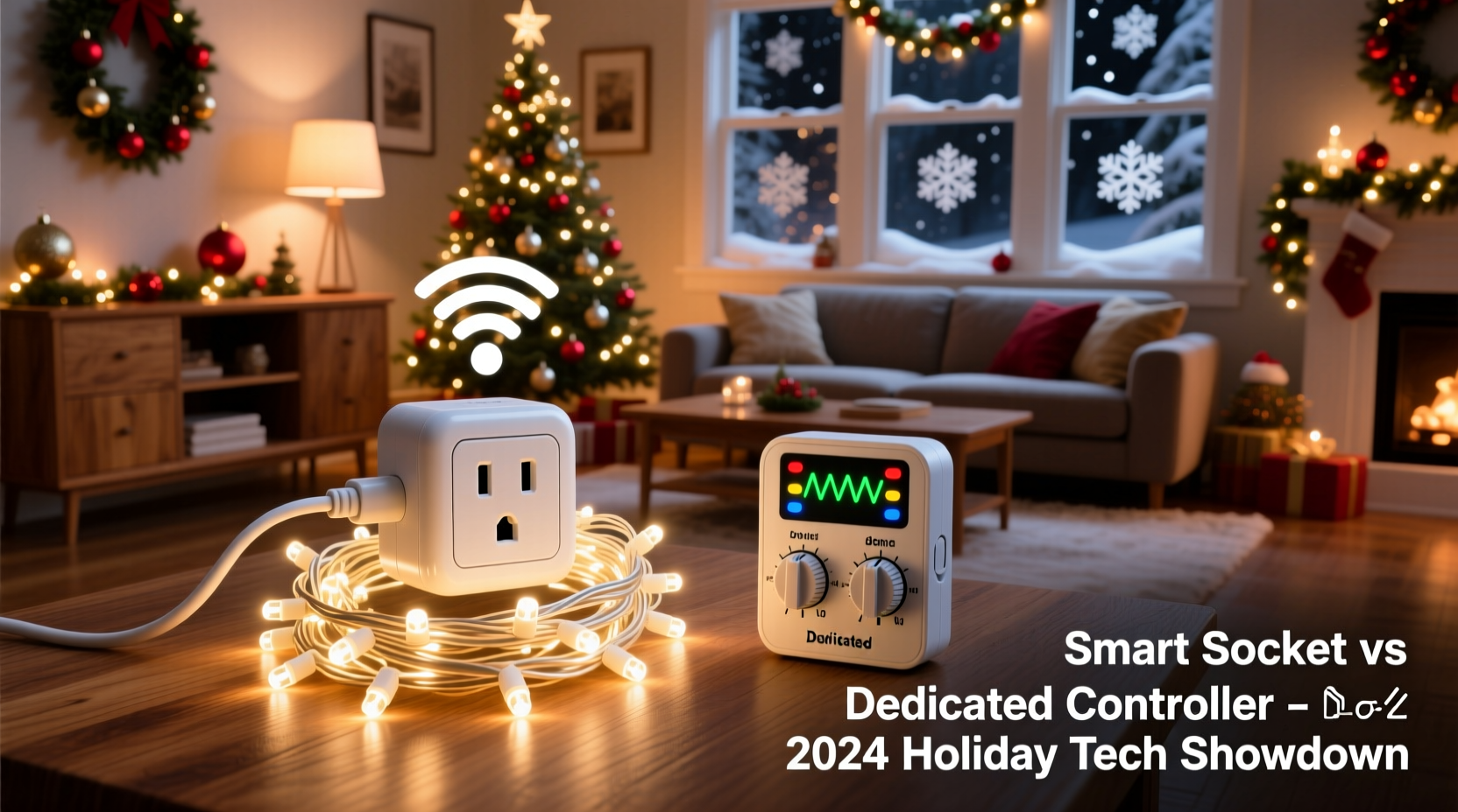 smart socket vs dedicated controller for managing multiple christmas light strands