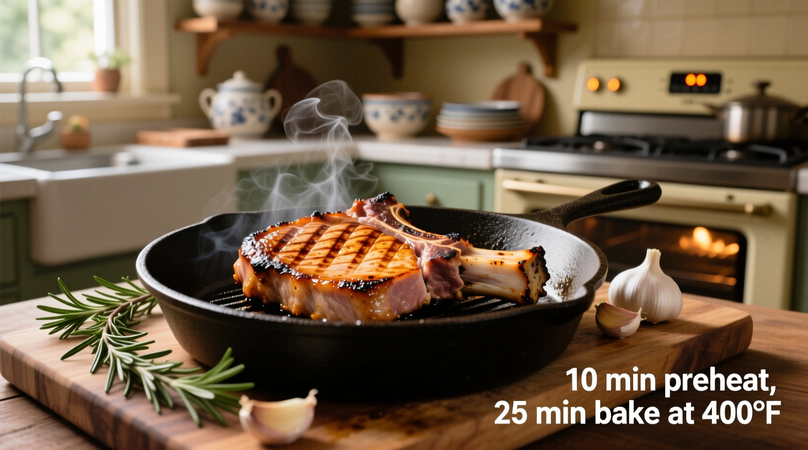 how do i cook pork chops in the oven