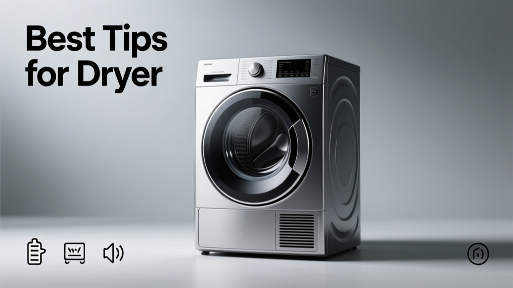 Best Tips for Dryer Efficiency, Longevity, and Fabric Care (Backed by Real Data)