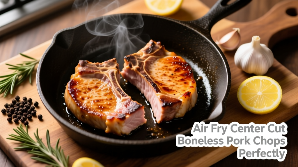 Air Fry Center Cut Boneless Pork Chops Perfectly