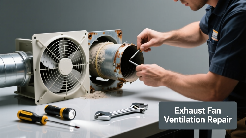 How to Fix an Exhaust Fan Not Venting Properly