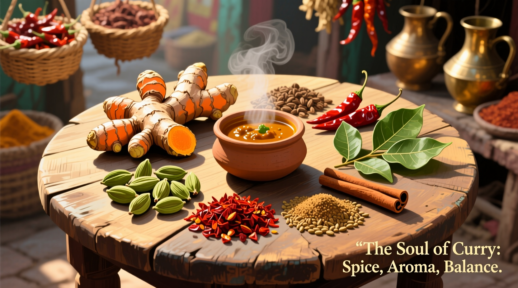 the key ingredients that define curry